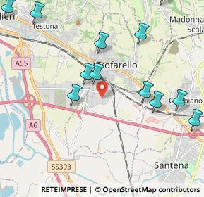 Mappa Via Marco Biagi, 10028 Trofarello TO, Italia (2.49167)