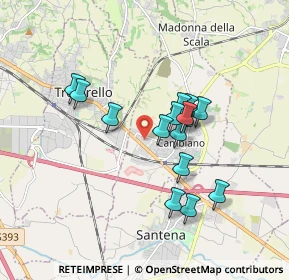 Mappa Via Polesine, 10020 Cambiano TO, Italia (1.44467)