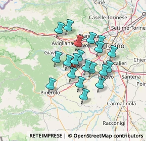 Mappa Regione Valle Dusana, 10045 Piossasco TO, Italia (10.2965)