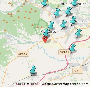 Mappa Regione Valle Dusana, 10045 Piossasco TO, Italia (4.74286)