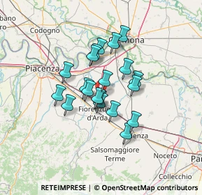 Mappa Via Carlo Tassi, 29016 Cortemaggiore PC, Italia (9.736)