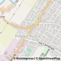 Hartă Poggio Rusco