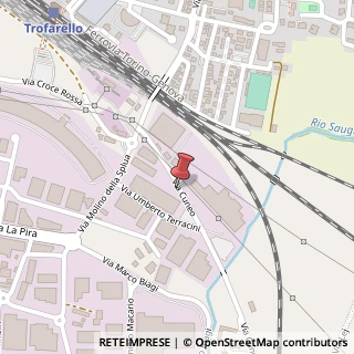 Mappa Via Cuneo, 8, 10028 Trofarello, Torino (Piemonte)