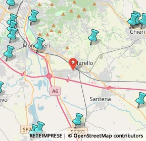 Mappa Via riccardo lombardi, 10028 Trofarello TO, Italia (7.654)