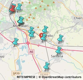 Mappa Via riccardo lombardi, 10028 Trofarello TO, Italia (4.62667)