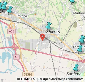 Mappa Via riccardo lombardi, 10028 Trofarello TO, Italia (3.97083)
