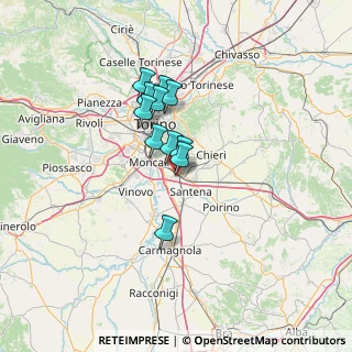 Mappa Via riccardo lombardi, 10028 Trofarello TO, Italia (9.42455)