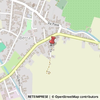 Mappa Via Curte, 10, 44033 Berra FE, Italia, 44033 Berra, Ferrara (Emilia Romagna)
