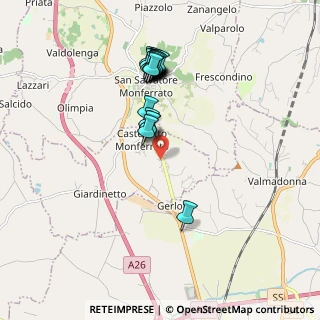 Mappa Via Coste, 15040 Castelletto Monferrato AL, Italia (1.7805)
