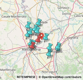 Mappa Via Alessandria, 15040 Rivarone AL, Italia (10.24)