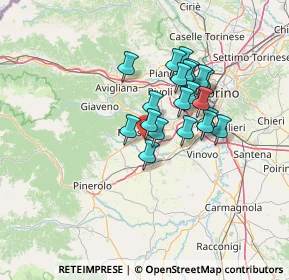 Mappa Viale dell'Artigianato, 10045 Piossasco TO, Italia (10.3915)