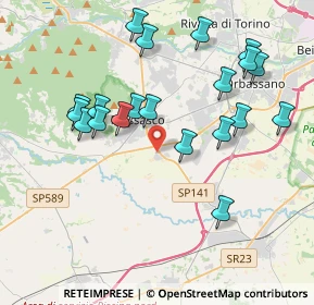 Mappa Viale dell'Artigianato, 10045 Piossasco TO, Italia (4.025)