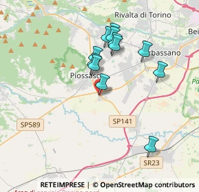 Mappa Viale dell'Artigianato, 10045 Piossasco TO, Italia (3.255)