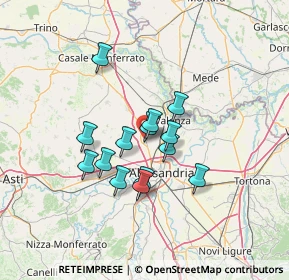 Mappa 15040 Castelletto Monferrato AL, Italia (10.20214)