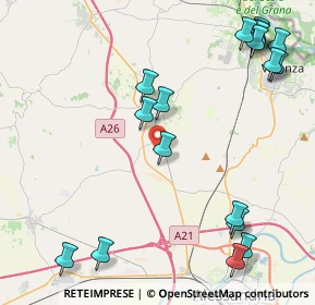 Mappa 15040 Castelletto Monferrato AL, Italia (5.54111)