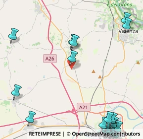 Mappa 15040 Castelletto Monferrato AL, Italia (6.9805)