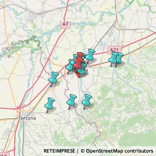 Mappa Strada Bobbio, 27058 Voghera PV, Italia (4.26667)