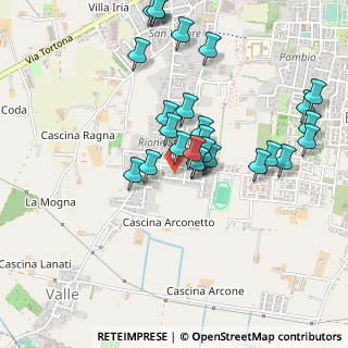 Mappa Via Accorsi, 27058 Voghera PV, Italia (0.48077)