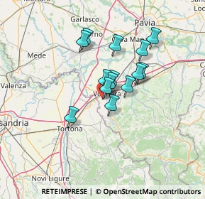 Mappa Via Accorsi, 27058 Voghera PV, Italia (9.805)