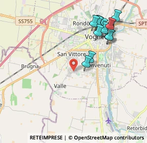 Mappa Via Accorsi, 27058 Voghera PV, Italia (2.16846)