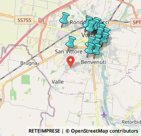 Mappa Via Accorsi, 27058 Voghera PV, Italia (1.8935)