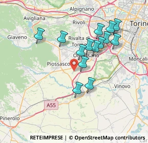 Mappa Vis volontari del sangue, 10045 Piossasco TO, Italia (6.72643)