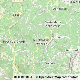 Mappa Montecalvo Versiggia