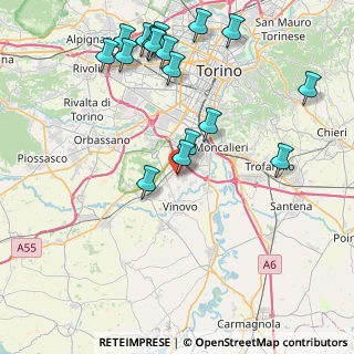 Mappa Via 10048, 10048 Vinovo TO, Italia (9.62706)