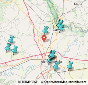 Mappa Strada Ronchetto, 15040 Castelletto Monferrato AL, Italia (8.43667)