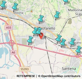 Mappa Strada Rigolfo, 10028 Trofarello TO, Italia (2.4225)