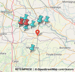 Mappa 46025 Poggio Rusco MN, Italia (13.19909)