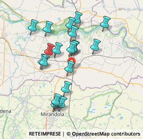 Mappa 46025 Poggio Rusco MN, Italia (6.9695)