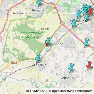 Mappa Via Rocciamelone, 10048 Vinovo TO, Italia (3.60429)