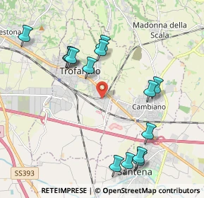Mappa Via Sabbioni, 10028 Trofarello TO, Italia (2.22)