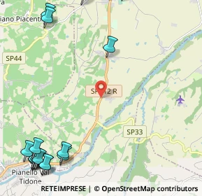 Mappa Località Vaie di Fabbiano, 29011 Borgonovo Val Tidone PC, Italia (3.569)