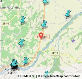 Mappa Località Vaie di Fabbiano, 29011 Borgonovo Val Tidone PC, Italia (3.496)