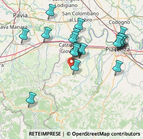 Mappa Località Vaie di Fabbiano, 29011 Borgonovo Val Tidone PC, Italia (15.292)