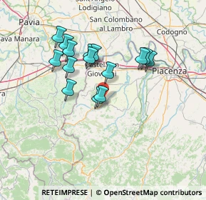 Mappa Località Vaie di Fabbiano, 29011 Borgonovo Val Tidone PC, Italia (12.324)
