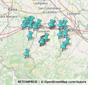 Mappa Località Vaie di Fabbiano, 29011 Borgonovo Val Tidone PC, Italia (12.2455)