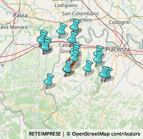 Mappa Località Vaie di Fabbiano, 29011 Borgonovo Val Tidone PC, Italia (11.079)