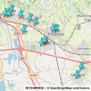 Mappa Via la Pira, 10028 Trofarello TO, Italia (2.79308)
