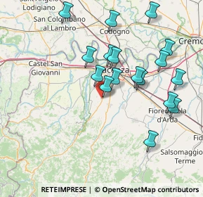 Mappa Via Degli Alpini, 29020 Gossolengo PC, Italia (15.37176)