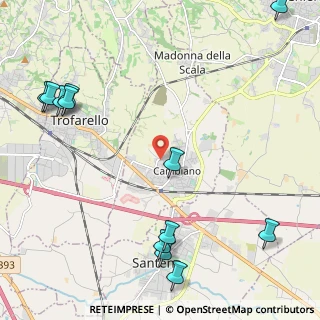 Mappa Via Piovano Giacomo, 10020 Cambiano TO, Italia (3.0325)