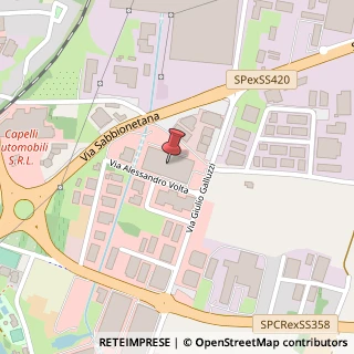 Mappa Via Alessandro Volta, 49, 26041 Casalmaggiore, Cremona (Lombardia)