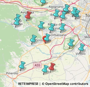 Mappa KM 21 SNC, 10045 Piossasco TO, Italia (9.5765)