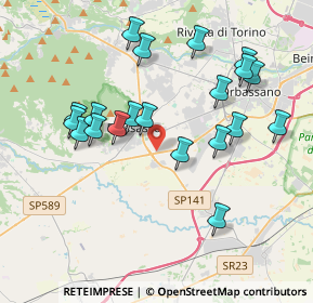 Mappa KM 21 SNC, 10045 Piossasco TO, Italia (3.8785)