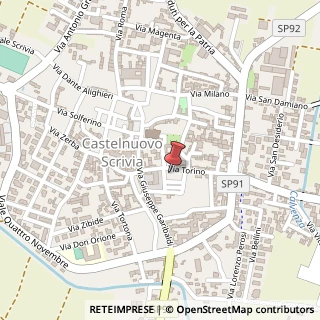 Mappa Via Torino, 4, 15053 Castelnuovo Scrivia, Alessandria (Piemonte)