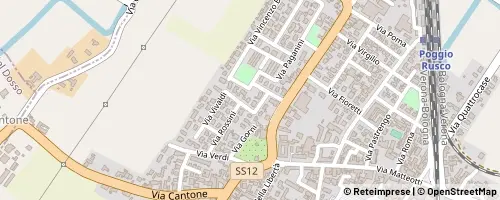 Mappa Poggio Rusco