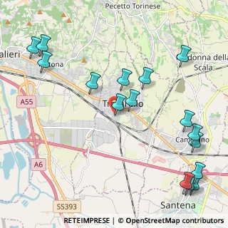 Mappa Via Enrico Berlinguer, 10028 Trofarello TO, Italia (2.71563)