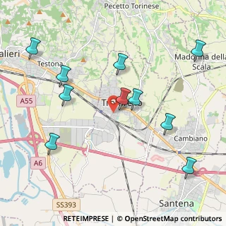 Mappa Via Artuffo, 10028 Trofarello TO, Italia (2.49727)